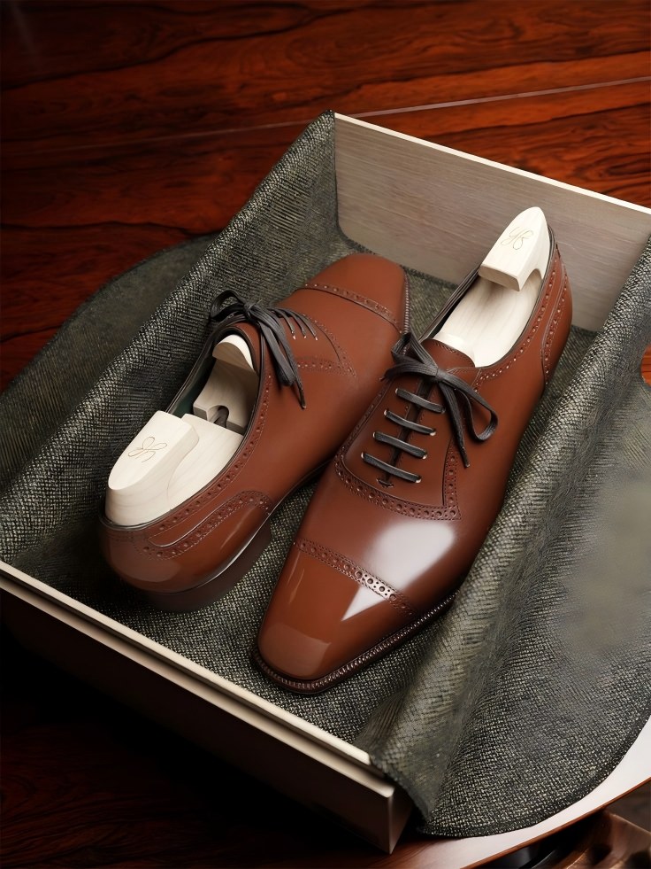 Luxury Shoe Boxes: 10 Design Ideas to Elevate Your Footwear Brand Fabric Lined Dress Shoe Box - Luxury Shoe Boxes: 10 Design Ideas to Elevate Your Footwear Brand