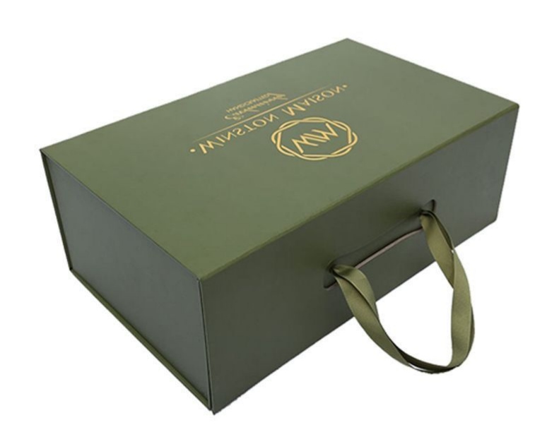 Luxury Shoe Boxes: 10 Design Ideas to Elevate Your Footwear Brand Magnetic Ribbon Handle Shoe Box - Luxury Shoe Boxes: 10 Design Ideas to Elevate Your Footwear Brand