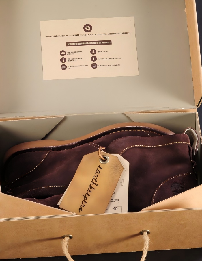 Luxury Shoe Boxes: 10 Design Ideas to Elevate Your Footwear Brand Rustic Sustainable Shoe Box - Luxury Shoe Boxes: 10 Design Ideas to Elevate Your Footwear Brand